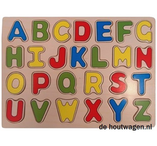 alfabet puzzel hoofdletters